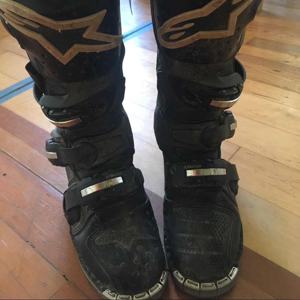 Alpine Stars 8 motocross dirt bike boots size 5